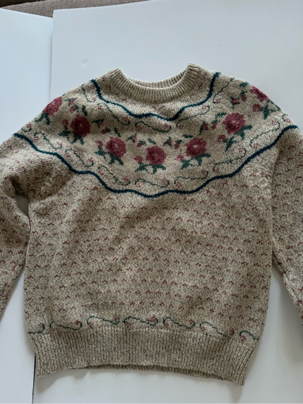 🌸 Vintage Eddie Bauer Floral Knit Sweater
Size Large - Picture 2 of 9